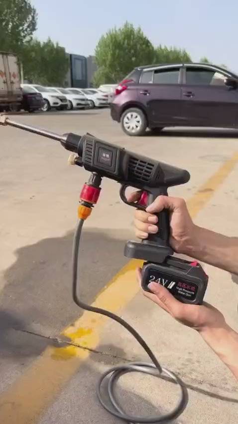 ZICARTS Cordless Pressure Washer Gun with Dual Battery & Foam Spray