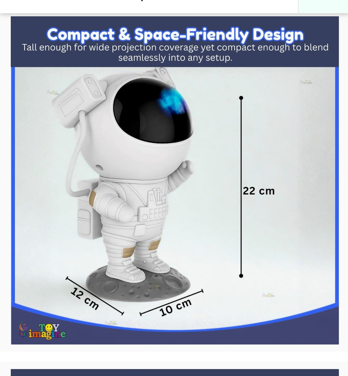 Astronaut Galaxy Projector Night Light